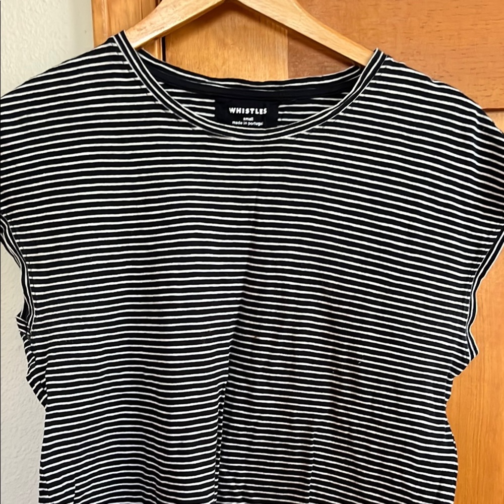 Boxy striped t shirt from English brand whistles